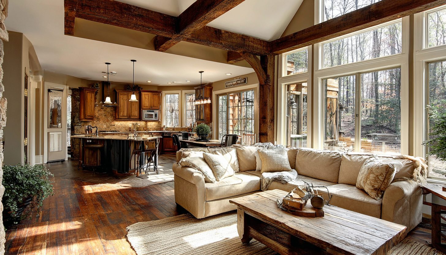 cozy inside of a ranch style home